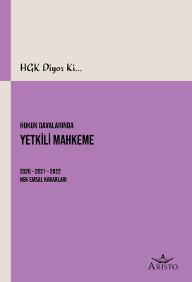 Hukuk Davalarında Yetkili Mahkeme Aristo Yayınevi